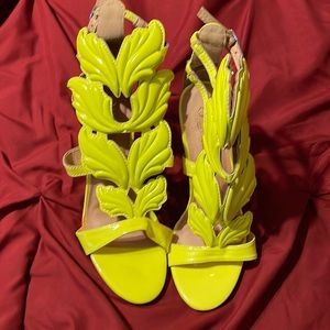 Neon heels